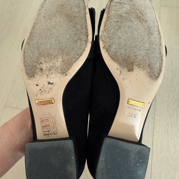 Authentic pre-owned Gucci suede pumps size 36.5 - Picture 8 of 9